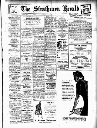 cover page of Strathearn Herald published on March 19, 1955