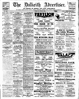cover page of Dalkeith Advertiser published on June 18, 1936