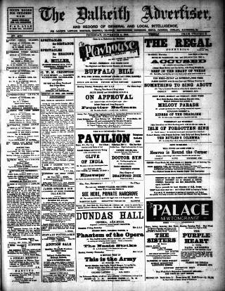 cover page of Dalkeith Advertiser published on November 2, 1944