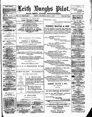 cover page of Leith Burghs Pilot published on May 2, 1891