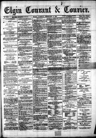 cover page of Elgin Courant and Morayshire Advertiser published on February 2, 1904