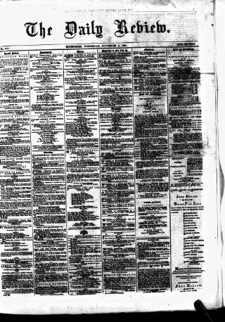 cover page of Daily Review (Edinburgh) published on November 2, 1864