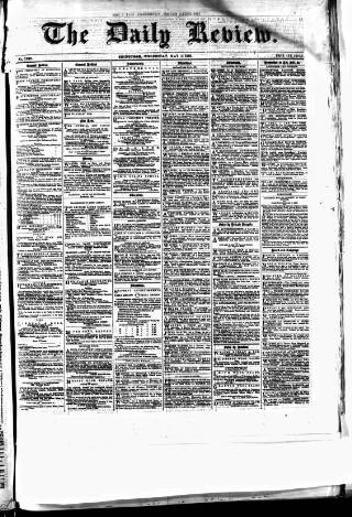 cover page of Daily Review (Edinburgh) published on May 2, 1866