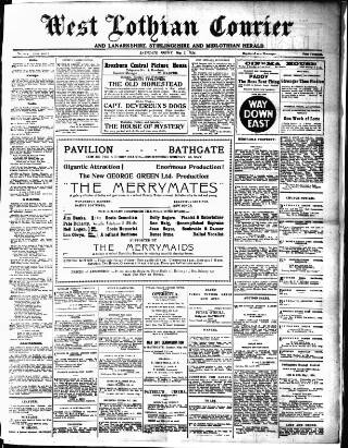 cover page of West Lothian Courier published on May 2, 1924