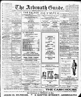 cover page of Arbroath Guide published on May 2, 1931