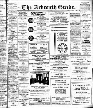 cover page of Arbroath Guide published on June 18, 1932