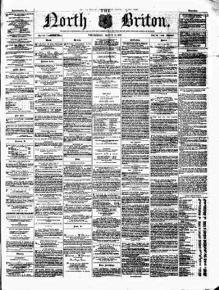 cover page of North Briton published on March 19, 1862