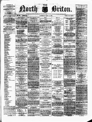 cover page of North Briton published on June 18, 1862