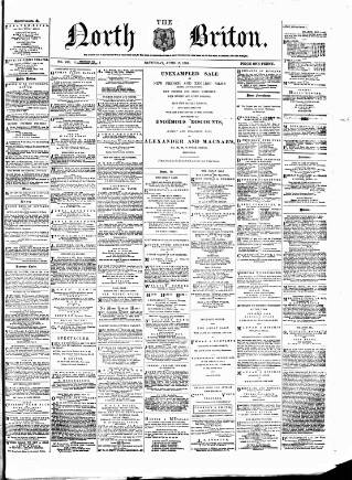 cover page of North Briton published on June 18, 1864