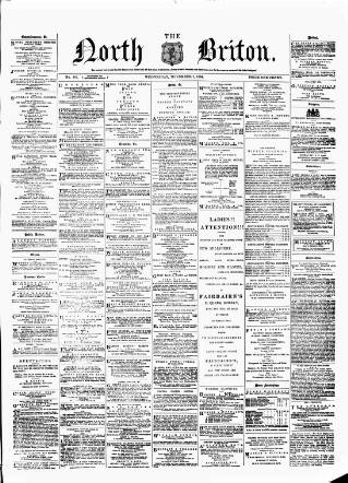 cover page of North Briton published on November 2, 1864