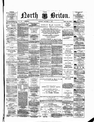 cover page of North Briton published on September 17, 1870