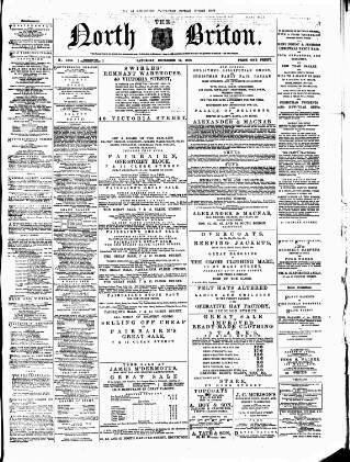 cover page of North Briton published on December 14, 1872