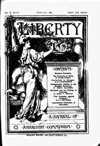 cover page of Liberty published on February 1, 1895