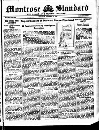 cover page of Montrose Standard published on December 14, 1950