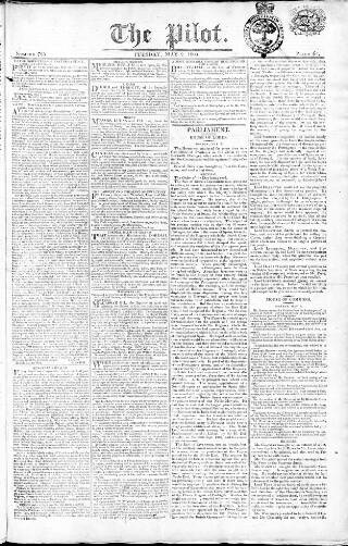 cover page of Pilot (London) published on May 2, 1809