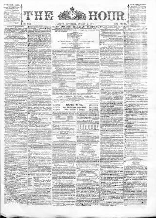 cover page of Hour published on August 2, 1873