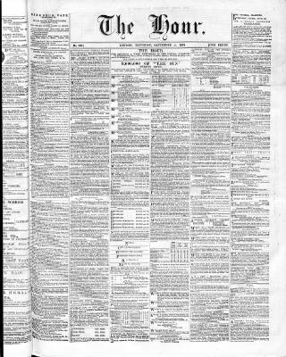 cover page of Hour published on September 17, 1874