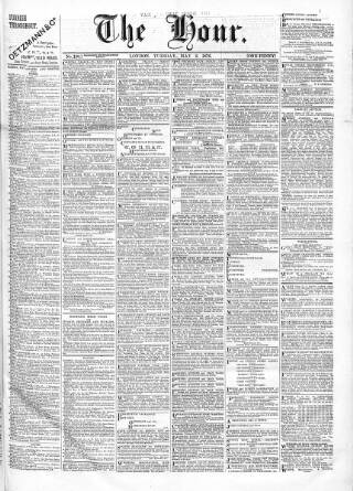 cover page of Hour published on May 2, 1876