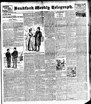 cover page of Bradford Weekly Telegraph published on February 2, 1906