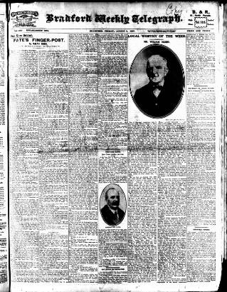 cover page of Bradford Weekly Telegraph published on August 2, 1912