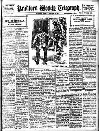 cover page of Bradford Weekly Telegraph published on February 2, 1917