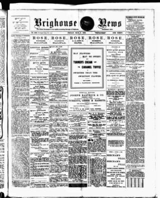 cover page of Brighouse News published on May 2, 1902