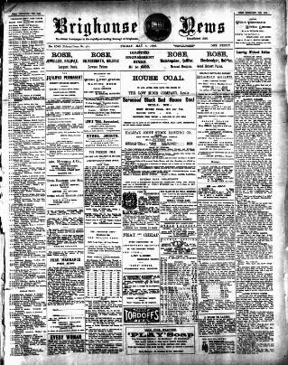 cover page of Brighouse News published on May 4, 1906
