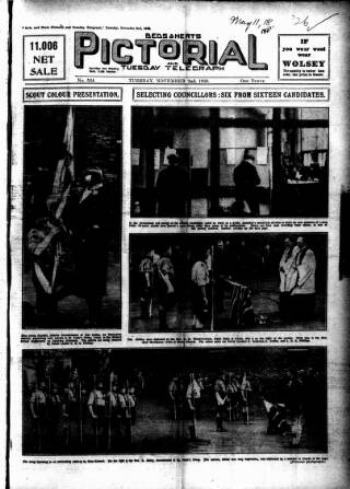 cover page of Beds and Herts Pictorial published on November 2, 1926