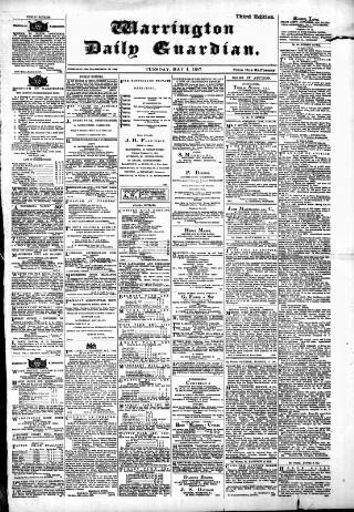 cover page of Warrington Daily Guardian published on May 4, 1897