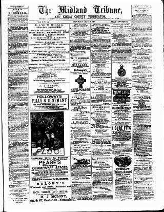 cover page of Midland Tribune published on May 2, 1891