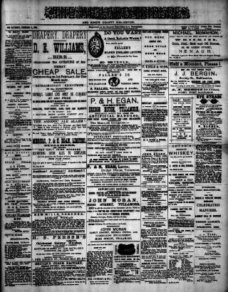 cover page of Midland Tribune published on February 2, 1901