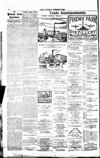 cover page of Sport (Dublin) published on November 2, 1889