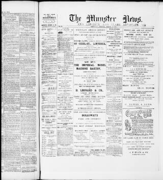 cover page of Munster News published on March 19, 1904