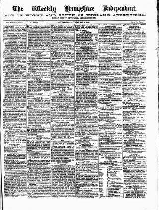 cover page of Hampshire Independent published on May 4, 1878