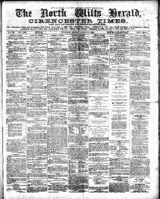 cover page of North Wilts Herald published on June 18, 1886