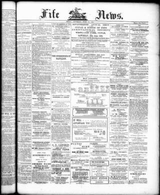 cover page of Fife News published on June 18, 1904