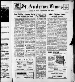 cover page of St. Andrews Times published on June 14, 1939