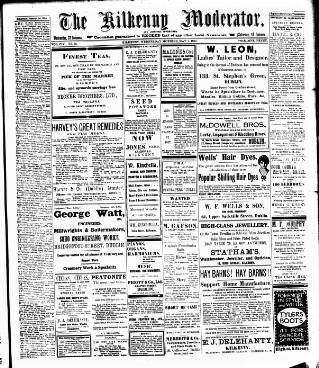 cover page of Kilkenny Moderator published on May 2, 1917