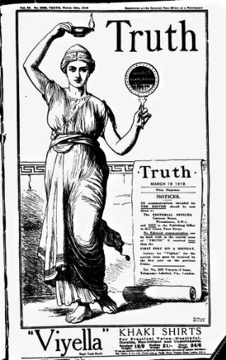 cover page of Truth published on March 19, 1919