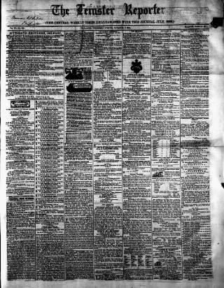 cover page of Leinster Reporter published on November 2, 1864