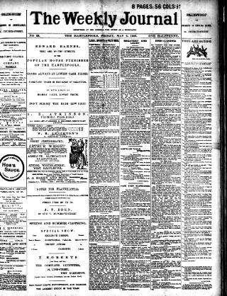 cover page of Weekly Journal (Hartlepool) published on May 2, 1902