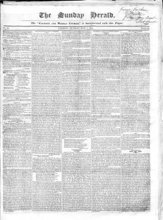 cover page of Colonist and Commercial Weekly Advertiser published on May 1, 1825