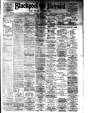 cover page of Blackpool Gazette & Herald published on August 2, 1904