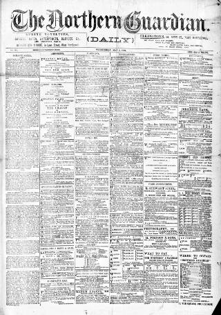 cover page of Northern Guardian (Hartlepool) published on May 2, 1894