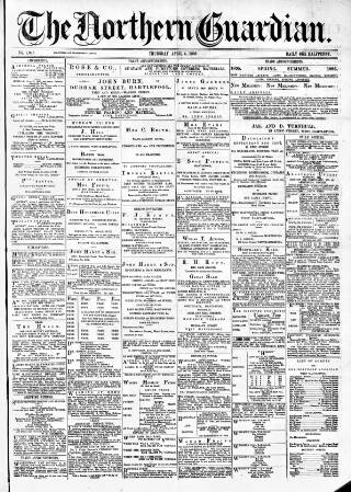 cover page of Northern Guardian (Hartlepool) published on April 4, 1895