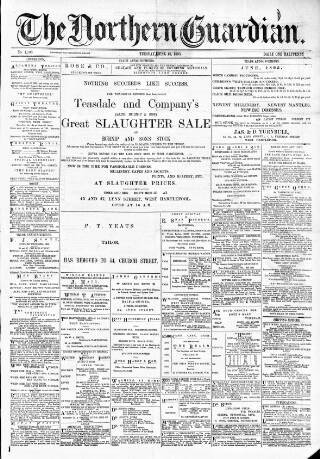 cover page of Northern Guardian (Hartlepool) published on June 18, 1895