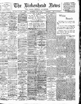 cover page of Birkenhead News published on May 2, 1906