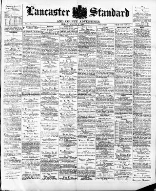 cover page of Lancaster Standard and County Advertiser published on August 2, 1895