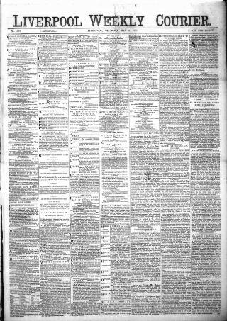 cover page of Liverpool Weekly Courier published on May 4, 1878