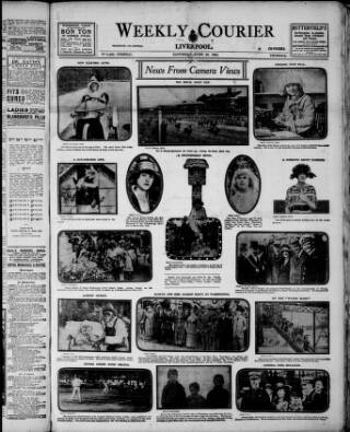 cover page of Liverpool Weekly Courier published on June 18, 1921
